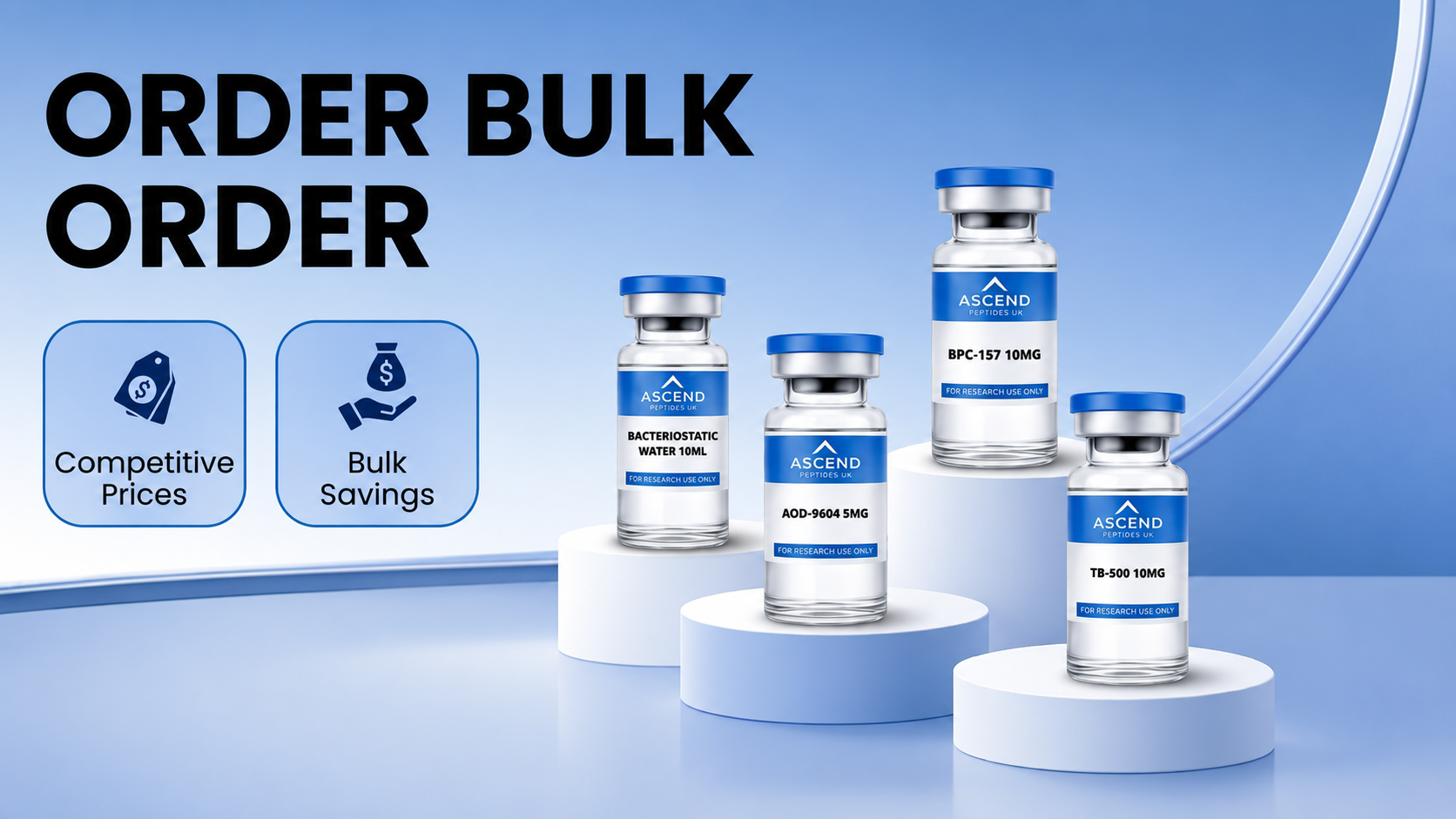Bulk research peptide orders for UK laboratories