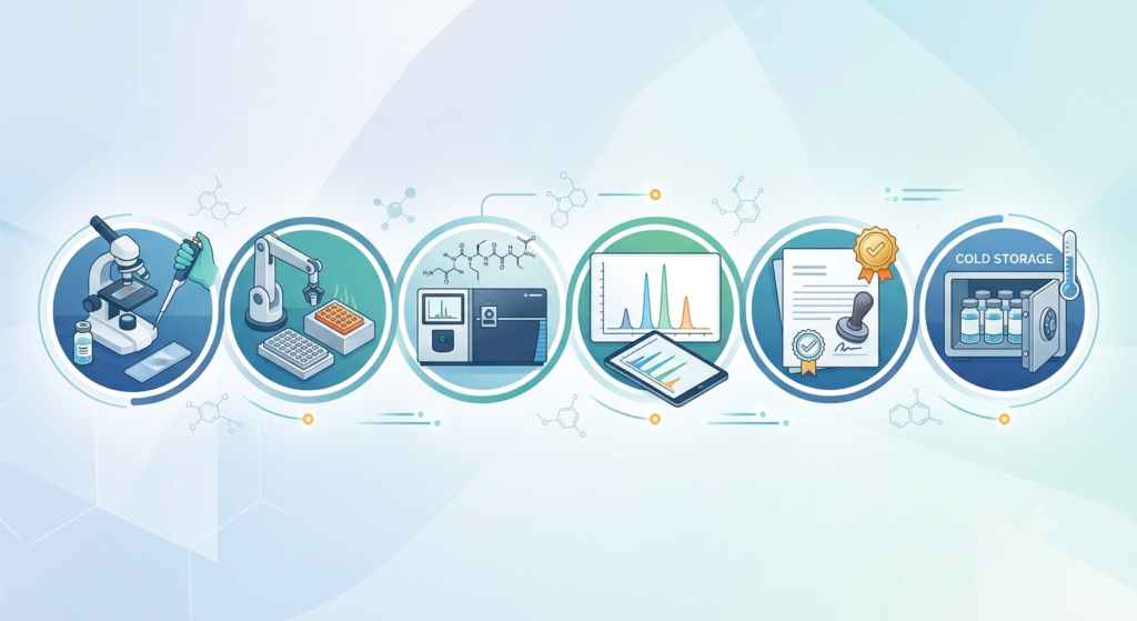 How to verify peptide quality using laboratory testing and certificate analysis