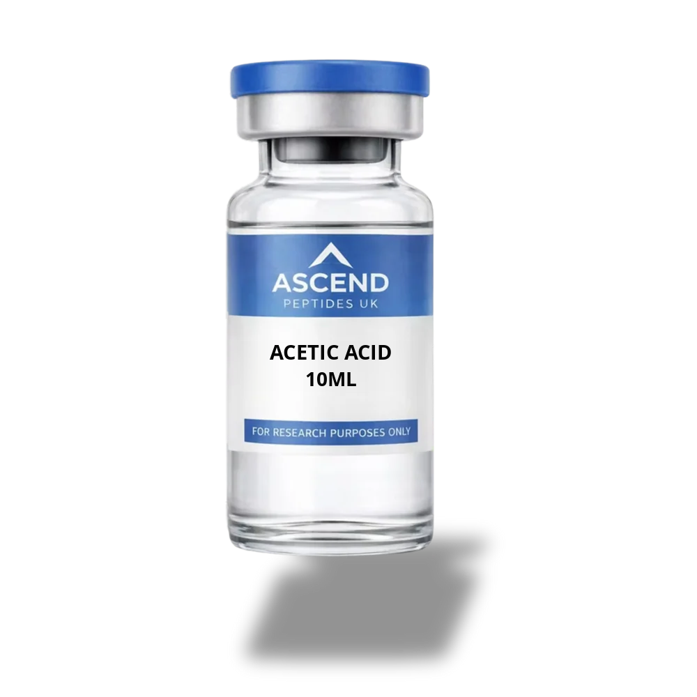 Acetic Acid 10ml laboratory research solution – Ascend Peptides UK